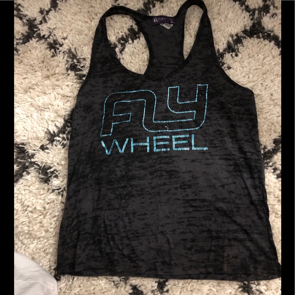 #NEVERCOAST COOLEST RHINESTONE TANK!! FLYWHEEL 🤩